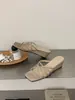 Sandalias Chuyuji estilo resort francés de punta abierta con tacón de cuña para mujer, estilo callejero de verano, adelgazantes, adecuadas para uso en exteriores y para ir al trabajo
