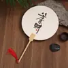 Kit de Pintura DIY con Texto, Adecuado para Puestos Callejeros y Mercados Nocturnos, Incluye Materiales para Abanico Redondo de Pintura a Tinta sobre Papel de Arroz, Hecho a Mano al por Mayor