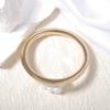 Anillo Pulsera Minimalista CCB de Moda Simple Estilo Frío Transfronterizo Casual Combinable para Todo Uso Diario Mismo Estilo para Hombres y Mujeres