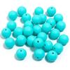 Cuentas Redondas de Silicona de Colores Caramelo, Accesorios para Cadena de Teléfono Móvil, Cuentas Sueltas Redondas Semiacabadas, Cuentas Redondas de Colores Caramelo, Cuentas Sueltas