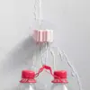 Gancho para Mop Fivela de Pendurar na Parede Sem Perfuração Artefato de Armazenamento de Vassoura Adesivo Forte Rack Fixo para Banheiro Clipe para Mop