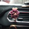 Camélia de Vidro Criativa para Carro Frasco Vazio de Perfume para Carro Saída de Ar do Carro Decoração de Perfume Enfeites Aromaterapia para Carro