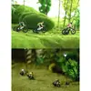 Estatuetas Coloridas DIY Recebidas para Você Fazer Modelo de Caixa de Areia Arquitetônica Materiais Paisagem Miniatura Mini Estatuetas