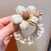 Diadema de Flores de Encaje a Cuadros para Niños Conejito Lindo Osito Niñas Diadema de Alta Elasticidad Accesorios para el Cabello de Bebé