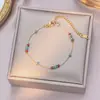Pulseira Cruzada Europeia e Americana de Aço Titânio Nova, Não Desbota, para Mulheres, Fashion, Versátil, de Alto Padrão, Pulseira de Luxo Leve, Não Desbota