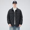 Inverno Novo Khaki Leve Curto Down Jaqueta Masculina Solta Plus Size Quente Jaqueta Masculina Casual Marca da Moda
