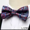 Gravata Borboleta Masculina para Negócios, Casamento, Festa, Traje de Noite, Gravata Borboleta de Poliéster Seda Jacquard, Gravata Borboleta Formal Retro de Alta Qualidade