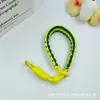 Lanyard Tejido Popular Europeo Transfronterizo Ajustable para Teléfono Estilo Ins Simple Pulsera Corta Gruesa Antiperdida