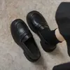 Sapatilhas Mary Jane de couro macio para mulheres, nova coleção outono 2026, estilo britânico, sapatos de calçar fácil