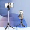 Bastão de selfie Bluetooth para celular anti-tremor retrátil tripé portátil luz de preenchimento suporte para celular artefato de câmera de chão