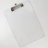 Pasta de Arquivo Colorida em Acrílico A4/A5 Placa Transparente para Escrita de Estudante Bloco de Escrita Multifuncional para Escritório Espessado
