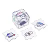 Adorno de Cubo de Rubik de Acrílico Merchandising de Anime Regalo Gratis Dibujos Animados 2D Adornos Detallados Rompecabezas Cultural Creativo DIY