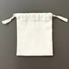 Bolsa de algodón con cordón y patrón de espiga, caja de regalo para perfume y accesorios, bolsa pequeña de tela a prueba de polvo de algodón y lino con patrón de espiga