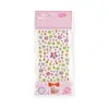 Pegatinas para Niños Forma de Corazón Flor de Ciruelo Redonda Pegatinas de Joyas 3D Decoración de Teléfono Móvil Maquillaje para Actuaciones en Escenario Pegatinas de Diamante de Cristal
