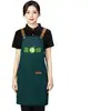 Delantales para Fruterías con Impresión de Logo Personalizado, Uniformes de Trabajo Modernos para Camareros para Cadenas de Supermercados de Alimentos Frescos