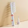 Peine Ondulado de Doble Fila para Rizos Casero para Mujeres, Peine Masajeador de Dientes Grandes para Dar Volumen, Peine de Dientes Anchos Antiestático para Peinar Cabello Largo