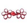 Botão de Flor de Cinco Pétalas Feito à Mão Chinês Botão de Cheongsam Estilo Étnico Roupa Tang Hanfu Casaco Feminino Botão