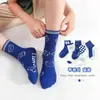 Calcetines Infantiles de Oso de Dibujos Animados para Primavera y Otoño para Niños y Niñas, Calcetines de Caña Media, Calcetines Modernos de Dibujos Animados, Calcetines para Estudiantes al por Mayor