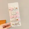Elegantes pasadores laterales para niñas, lujo ligero y lindos pasadores infantiles, pasadores exquisitos de Yiwu, accesorios para el cabello