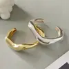 Europa y Estados Unidos exagerado transfronterizo ins sentido del diseño de la industria pesada metal liso pulsera geométrica personalidad pulsera ancha pulsera