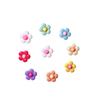 Clip para el cabello de resina dulce de 20 mm con flor pequeña, decoración, DIY, carcasa para teléfono móvil, pequeño colgante, material para joyería