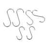 En Stock Almacenamiento en Casa Ganchos en Forma de S de Acero Inoxidable para Exhibición en Tienda, Ganchos en Forma de S para Colgar Muestras de Accesorios, Diseño Moderno Minimalista, No Requiere Taladro