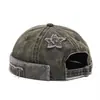 Estilo Americano Marca de Moda Retro Lavado Gorro de Piso para Hombres y Mujeres Hip-hop Estrella de Cinco Puntas Gorro Melón Color de Contraste Gorro Beanie Gorro Slayer
