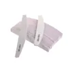 Tira de Fricción Rayada Gris-Blanco con Forma de Media Luna Patrón Cebra Transfronteriza Lima Pulidora para Remover Manicure Lima de Uñas de Doble Cara con Forma de Peine