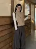 Suéter de cuello alto para mujer, chaqueta chaleco de punto para otoño e invierno, nueva prenda exterior de moda y tendencia 2026