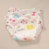 Pantalones de entrenamiento nuevos Xue Ou Ni 6 capas algodón pantalones de aprendizaje para bebés recién nacidos pañal lavable una pieza