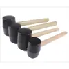Venta Directa Martillo de Goma con Mango de Madera Herramienta para Tallar Linternas de Calabaza de Halloween Martillo Pequeño de Goma Hecho a Mano para Niños Venta al por Mayor