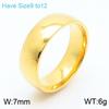 Anillo de acero de titanio geométrico redondo hueco popular con personalidad europea y americana, anillo de oro real de 18 quilates galvanizado para mujer, venta directa de fábrica