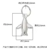 Nuevo plata lisa chapada en plata S925, colgante de avión pequeño pulido, charm lindo de avión de aviación, material para pulsera DIY