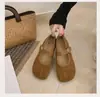 Zapatos planos Mary Jane para mujer, nueva colección de otoño 2026, zapatos estilo ballet con punta dividida, mocasines y zapatos estilo Birkenstock
