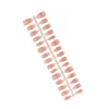 Venta de Liquidación de Productos de Rubor para Uñas Semiacabados: Uñas Pre-Hechas Rosa Pintadas con Spray, Piezas de Uñas Color Rubor
