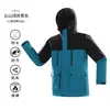 Chaqueta de Trabajo de Terciopelo Grueso de una Pieza con Capucha Desmontable, Resistente al Viento, Cálida, con Forro de Terciopelo, Chaqueta de Esquí, Logo de Impresión Personalizada