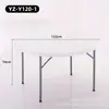 Venta Directa de Fábrica Mesa Plegable Comercial Mesa de Comedor Simple Mesa Plegable para Puestos Mesa de Puesto para Hogar al Aire Libre Camping