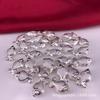 Prata Esterlina 990 Cotovelo Liso Prata Pulseira Acessórios DIY Oco Dupla Face Grande Médio Pequeno Peixe Sino Acessórios Pingente Carpa