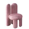 Cadeira de Maquiagem Celebridade da Internet Orelhas de Coelho Estilo Creme Designer Moderno Minimalista Quarto Luxo Acessível Banqueta de Vestir Cadeira de Formato Especial