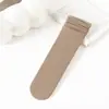 Meias Elásticas de Renda e Seda de Gelo para Mulheres, Estilo Fino de Verão, Absorventes de Suor e Respiráveis, Meias Brancas Largas no Meio da Panturrilha, Meias de Meio da Panturrilha Atacado