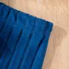 Conjunto de dos piezas acanalado con capucha para niñas de otoño e invierno, directo de fábrica, al por mayor para exportación y comercio transfronterizo, conjunto de manga larga para niños