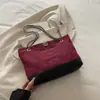 Bolsa de Mano Bordada con Diamantes para Mujer 2025 Otoño e Invierno Nueva Versátil Bolso de Mano con Cadena Bolso de Hombro de Moda