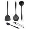 Embalagem em Caixa Colorida Utensílios de Cozinha de Silicone Conjunto de 5 Peças Pode Ser Enviado Espátula de Silicone Utensílio de Cozinha Raspador Pincel de Óleo Conjunto de 6 Peças