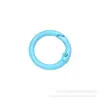 Llavero de hebilla redonda colorida, colgante para teléfono móvil DIY, accesorios para bolso, juguete, llavero