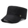 Gorra plana de primavera para hombre, nueva, gorra con visera para personas de mediana edad y mayores, sencilla, combinable con todo, para exteriores, casual, a prueba de sol, sombrero a prueba de sol