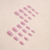 Uñas postizas blancas francesas simples de estilo europeo y americano, para chica dulce, no pasadas de moda, versátiles, para Instagram, para ir al trabajo, al por mayor