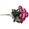 Ramo de rosas de simulación de comercio exterior, flores falsas, decoración del hogar, accesorios de fotografía, rosas, 10 rosas rojas