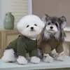 Ropa para Perros Mascotas Oso de Peluche Otoño e Invierno Nueva Talla Pequeña Ropa para Mascotas Perros 26 Algodón Retro de Dos Patas Abrigo