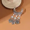 Accesorios para el Cabello de Estilo Étnico para Niños, Adornos para el Cabello, Collares, Cadenas para la Frente Estilo Xizang Étnico Miao, Pinzas para el Cabello para Niñas de Grupos Étnicos Minoritarios en Áreas Miao, Adecuado para Fotos
