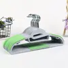 Perchas de ropa para el hogar mejoradas, juego de 10, adecuadas tanto para ropa seca como húmeda, con características antideslizantes y anticaída, y no dejan marcas en la ropa, ideales para secar en el balcón